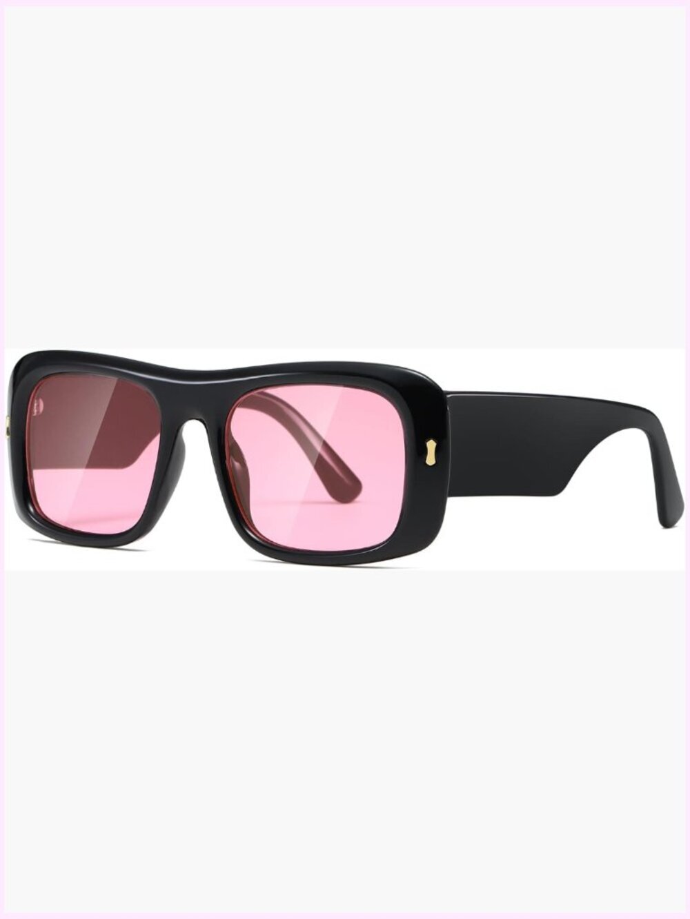 Retro Oversize Square Frame Sunglasses UV400